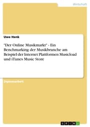 Cover von 'Der Online Musikmarkt' - Ein Benchmarking der Musikbranche am Beispiel der Internet Plattformen Musicload und iTunes Music Store