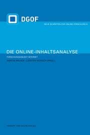 Cover von Die Online-Inhaltsanalyse