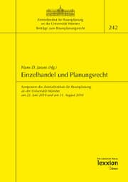Cover von Einzelhandel und Planungsrecht