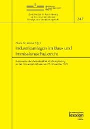 Cover von Industrieanlagen im Bau- und Immissionsschutzrecht