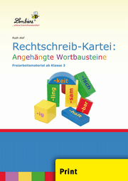 Cover von Rechtschreib-Kartei: Angehängte Wortbausteine
