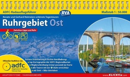 Cover von ADFC-Radausflugsführer Ruhrgebiet Ost 1:50.000 praktische Spiralbindung, reiß- und wetterfest, GPS-Tracks Download