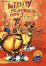 Cover von Kiddy Playback Hits für Sopranblockflöte 2