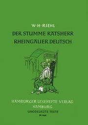 Cover von Der stumme Ratsherr /Rheingauer Deutsch
