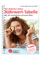 Cover von Die Diabetes-Anker-Nährwert-Tabelle