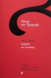 Cover von Thesen zur Typografie