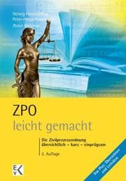 Cover von ZPO - leicht gemacht
