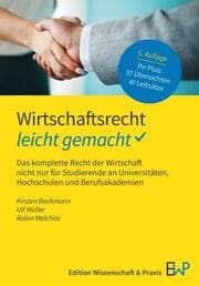 Cover von Wirtschaftsrecht - leicht gemacht