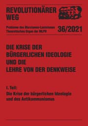 Cover von Die Krise der bürgerlichen Ideologie und die Lehre von der Denkweise