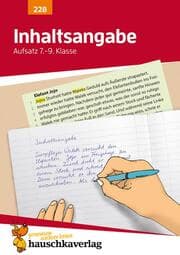 Cover von Inhaltsangabe. Aufsatz 7.-9. Klasse