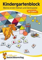 Cover von Kindergartenblock ab 3 Jahre - Meine ersten Rätsel und Denkspiele