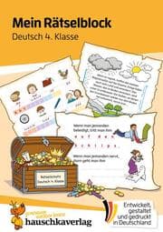 Cover von Mein Rätselblock Deutsch 4. Klasse