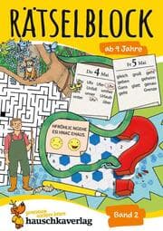 Cover von Rätselblock ab 9 Jahre - Band 2