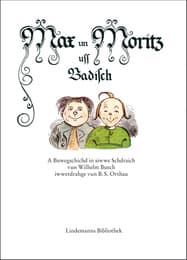 Cover von Max un Moritz uff Badisch