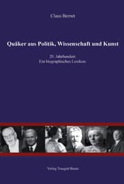 Cover von Quäker aus Politik, Wissenschaft und Kunst 20.Jahrhundert