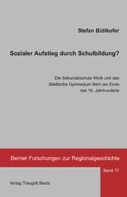 Cover von Sozialer Aufstieg durch Schulbildung?