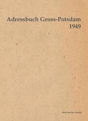 Cover von Adressbuch Gross-Potsdam 1949