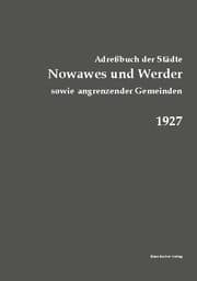 Cover von Adreßbuch Nowawes und Werder ... 1927