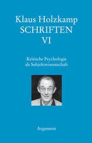 Cover von Kritische Psychologie als Subjektwissenschaft