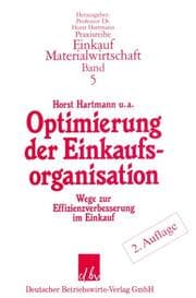 Cover von Optimierung der Einkaufsorganisation.