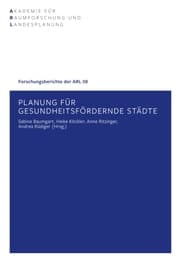 Cover von Planung für gesundheitsfördernde Städte