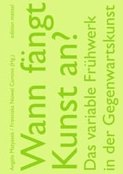 Cover von Wann fängt Kunst an?