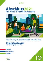 Cover von Abschluss 2021 - Hauptschulabschluss Klasse 10 Nordrhein-Westfalen