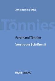 Cover von Ferdinand Tönnies - Verstreute Schriften II