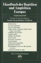 Cover von Handbuch der Reptilien und Amphibien - Gesamtregister