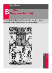 Cover von Die Bühne der Bonität