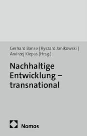 Cover von Nachhaltige Entwicklung - transnational