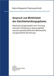 Cover von Anspruch und Wirklichkeit des Gleichbehandlungsgebotes