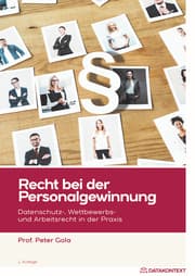 Cover von Recht bei der Personalgewinnung