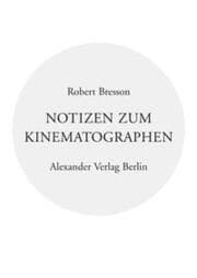 Cover von Notizen zum Kinematographen