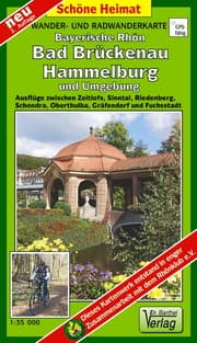Cover von Wander- und Radwanderkarte Bayerische Rhön, Bad Brückenau, Hammelburg und Umgebung