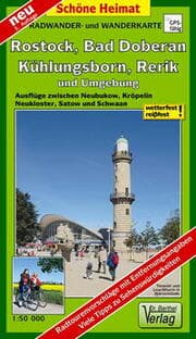 Cover von Radwander- und Wanderkarte Rostock, Bad Doberan, Kühlungsborn, Rerik und Umgebung