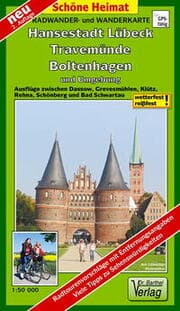 Cover von Radwander- und Wanderkarte Hansestadt Lübeck, Travemünde, Boltenhagen und Umgebung