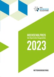 Cover von Hochschulpreis des Bayerischen Baugewerbes 2023