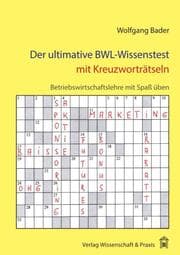 Cover von Der ultimative BWL-Wissenstest mit Kreuzworträtseln.