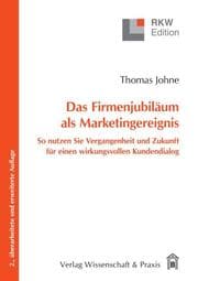 Cover von Das Firmenjubiläum als Marketingereignis.
