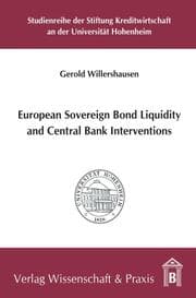 Cover von European Sovereign Bond Liquidity and Central Bank Interventions.