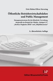 Cover von Öffentliche Betriebswirtschaftslehre und Public Management