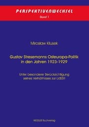 Cover von Gustav Stresemanns Osteuropa-Politik in den Jahren 1923-1929