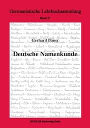 Cover von Deutsche Namenkunde