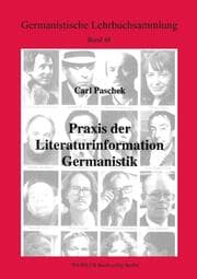 Cover von Praxis der Literaturinformation Germanistik