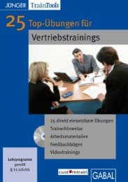 Cover von 25 Top-Übungen für Vertriebstrainings
