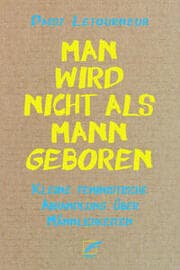 Cover von Man wird nicht als Mann geboren