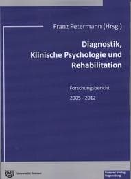 Cover von Diagnostik, Klinische Psychologie und Rehabilitation