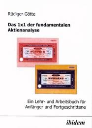 Cover von 1x1 der fundamentalen Aktienanalyse