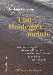 Cover von Und Heidegger meinte